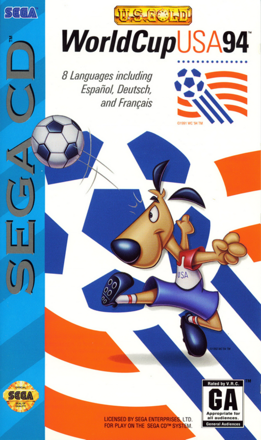 World Cup USA '94 (USA) Sega CD Game Cover